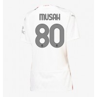 AC Milan Yunus Musah #80 Bortatröja Kvinnor 2023-24 Korta ärmar